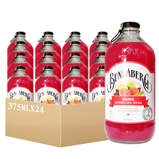 bundaberg宾得宝含汽果汁饮料番石榴汁味375ml12瓶