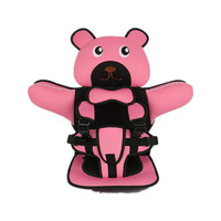 YINGERDE/英尔德儿童安全座椅简易便携式车载婴儿宝宝0-4-12通用汽车用绑带增高垫透气舒适