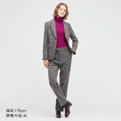 UNIQLO 优衣库 女子粗花呢西装 442904