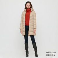 UNIQLO 优衣库 女子轻型羽绒连帽大衣 429459