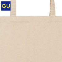 GU 极优 环保袋潮流简约复古纯棉手提包日系324714