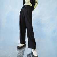 ONLY 女士宽松直筒休闲裤 121214010