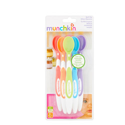 Walmart 沃尔玛 满趣健（Munchkin）儿童餐具 婴儿软头勺儿 餐勺组 6个装 易握