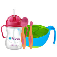 b.box 婴儿重力球吸管杯+学食碗叉套装