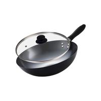 SUPOR 苏泊尔 FC32P1 精铁炒锅(32cm、无涂层、铁、有盖)
