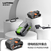 LUTIAN 绿田 锂电洗车机无线锂电手持水枪专用电池包40V20V车载二合一电源