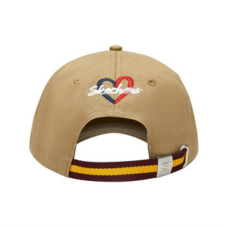 SKECHERS 斯凯奇 中性运动棒球帽 L321U059/01GA 米棕色