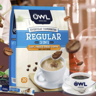 OWL 猫头鹰 三合一冻干速溶咖啡 原味 600g