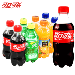 Coca-Cola 可口可乐 碳酸饮料整箱300ml 雪碧芬达汽水 美汁源果粒橙