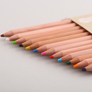 TANOSEE 乐如诗 TS-SCP12C 原木彩色铅笔 混色 12支装