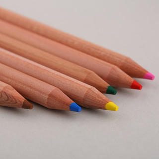TANOSEE 乐如诗 TS-SCP12C 原木彩色铅笔 混色 6支装