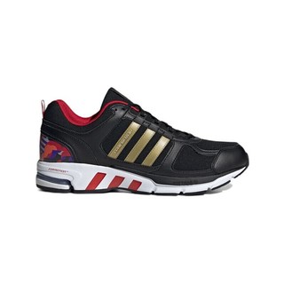 adidas 阿迪达斯 Equipment 10 中性跑鞋 GZ7608 黑/金/红 37