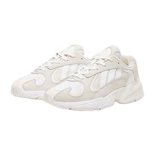 adidas ORIGINALS Yung-1 中性休闲运动鞋 B37616 白色/米色/灰色 41