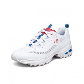 SKECHERS 斯凯奇 D'lites 1.0 男子休闲运动鞋 888014/WBRD 白蓝红 41