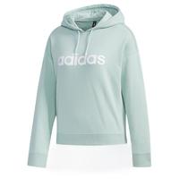 adidas 阿迪达斯 W E LIN OHHD FL 女子运动卫衣 GP8735 绿色/白色 M