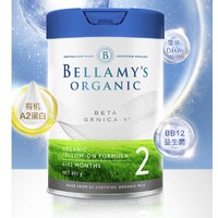 BELLAMY'S 贝拉米 高端系列 白金版 婴儿配方奶粉 2段 800g*4罐
