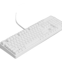 AJAZZ 黑爵 AK535PRO 白光版 104键 有线机械键盘 全白色 Cherry青轴 单光