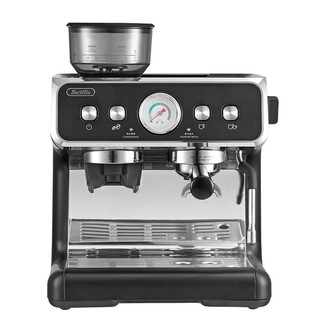 马克西姆咖啡机 Barsetto百胜图意式咖啡机家用小型研磨一体半自动二代 墨绿色 马克西姆