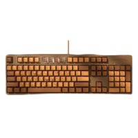 AJAZZ 黑爵 AK535PRO 无光版 104键 有线机械键盘 巧克力主题 Cherry红轴 无光