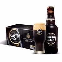 有券的上：SUPER BOCK 超级波克 黑啤 进口啤酒整箱250ml*24瓶