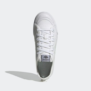 adidas ORIGINALS Nizza Rf 中性运动帆布鞋 GZ3040 浅米色/白色 36