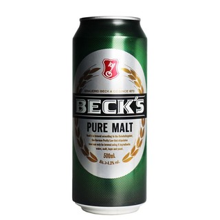 Beck's 贝克 纯麦德啤 500ml*12听