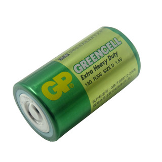 GP 超霸 GP13G-2IL2 1号碳性电池 1.5V 4粒装