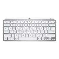 logitech 罗技 MX Keys Mini 79键 蓝牙无线薄膜键盘 浅灰 单光