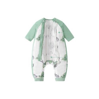 gb 好孩子 BQD20V040 婴儿抗菌纱布分腿睡袋 纱布款 马达加斯加-绿色 90cm