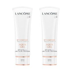 LANCOME 兰蔻 LANCÔME 兰蔻 水漾轻透防晒隔离露 50毫升 轻薄透气 SPF50+ 两支装