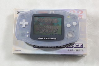 任GAMEBOY GBA天堂游戏机彩色32位掌上掌机GBA高亮90 80后童年怀旧复创意实用礼物 原版透明色 套餐二