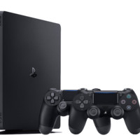 SONY 索尼 PlayStation 4游戏机 500GB 双手柄 黑色
