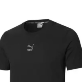 PUMA 彪马 TFS GRAPHIC 男子运动T恤 599997-01 黑色 S
