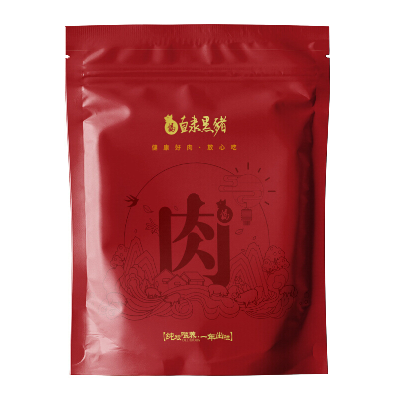 直隶黑猪 去皮五花肉 400g