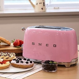 Smeg 斯麦格 TSF01 面包机 粉色