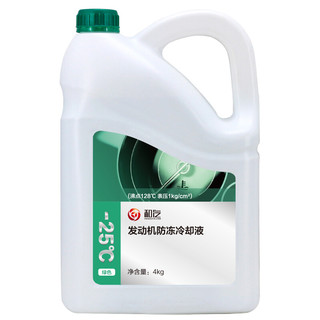 HEQIAUTO.COM 和汽 汽车防冻液 绿色 -25℃ 4kg