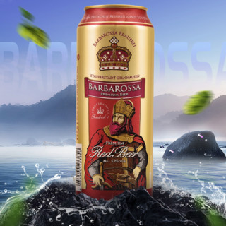 BARBAROSSA 凯尔特人 红啤酒 500ml*18听