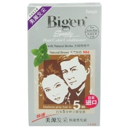 Bigen 美源 发采快速黑发霜 #884天然棕色 80g