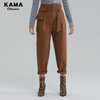 KAMA 卡玛 女士高腰阔腿休闲裤 8420351