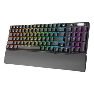 4g蓝牙 多模无线机械键盘 黑色 热插拔青轴 rgb