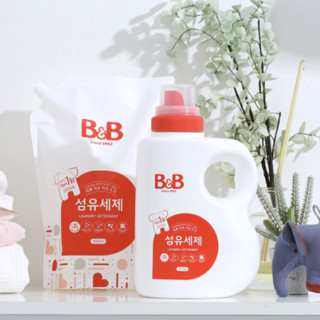 B&B 保宁 宝宝洗衣液 香草香型 1800ml+2100ml