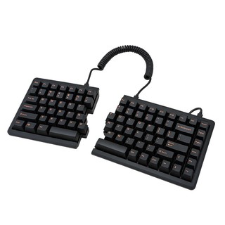 BAROCCOMISTEL MD770 84键 分离式有线机械键盘 黑色 Cherry粉轴 无光