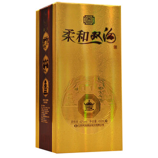 双沟 金柔和 42%vol 浓香型白酒 450ml*6瓶 整箱装