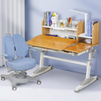 生活诚品 ME854-F AU8607 儿童桌椅套装 蓝色 1.1m