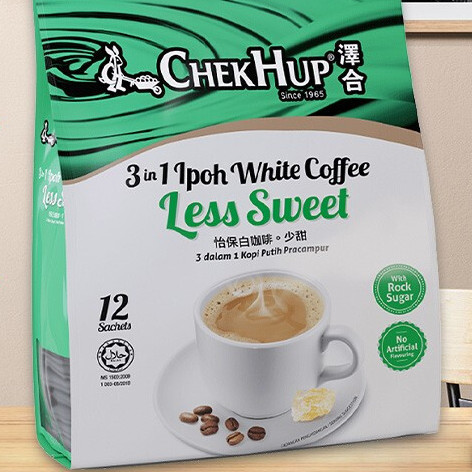 ChekHup 泽合 3合1 少糖 怡宝白咖啡 420g