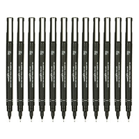 uni 三菱铅笔 PIN-200 水性针管笔 0.5mm 12支装