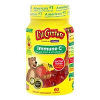 L'il Critters 儿童维生素C+锌小熊软糖 60粒