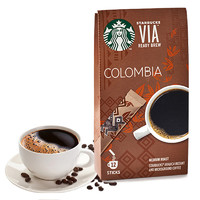 STARBUCKS 星巴克 VIA 哥伦比亚 免煮速溶咖啡 12条
