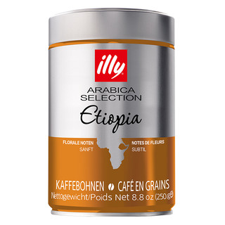 illy 意利 咖啡豆精选系列 中烘焙 埃塞俄比亚 咖啡豆 250g