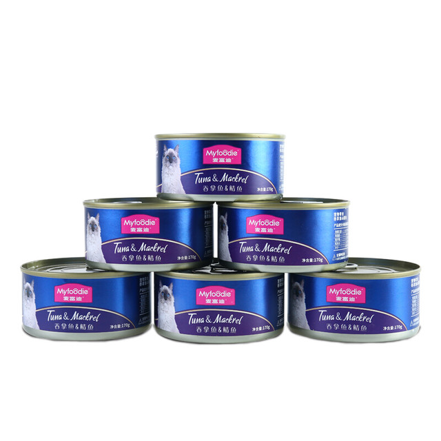 PLUS会员：麦富迪 红肉猫罐头猫咪零食 吞拿鱼鲭鱼 170g*24罐